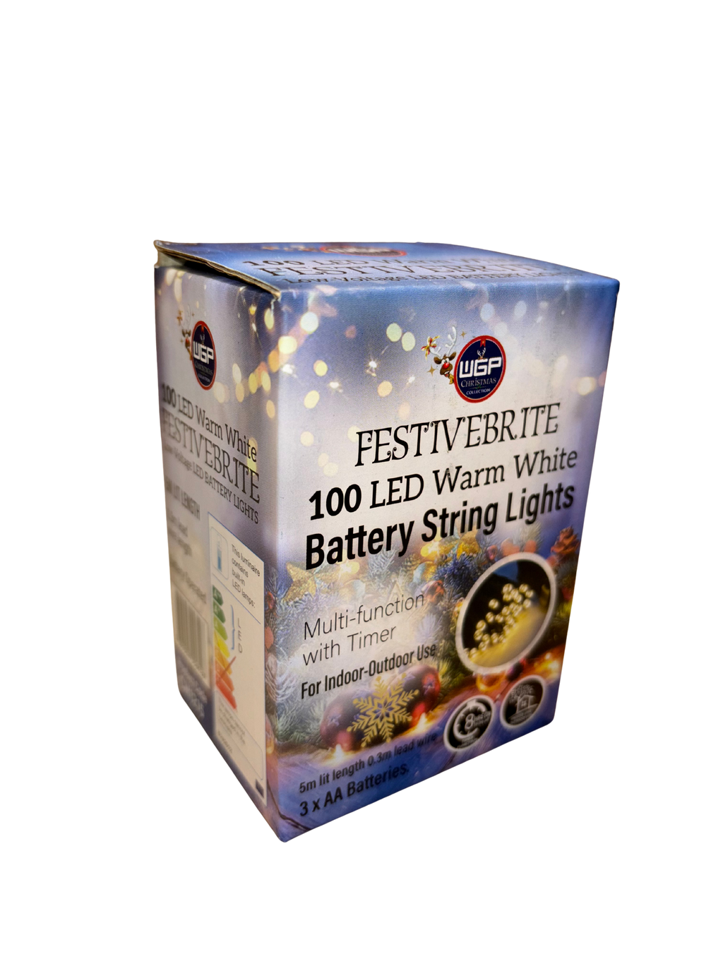 100 LED Battery String Lights 5M