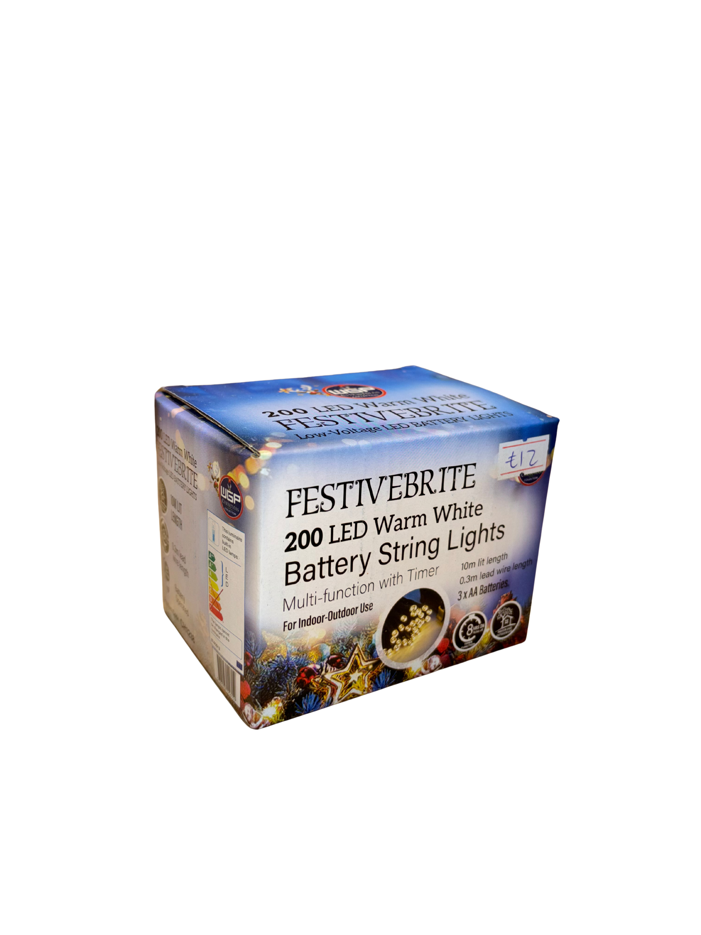 200 LED Battery String Lights 10M