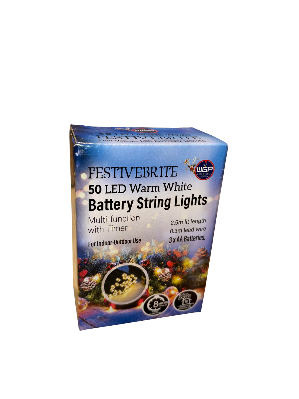 50 LED Battery String Lights 2.5M
