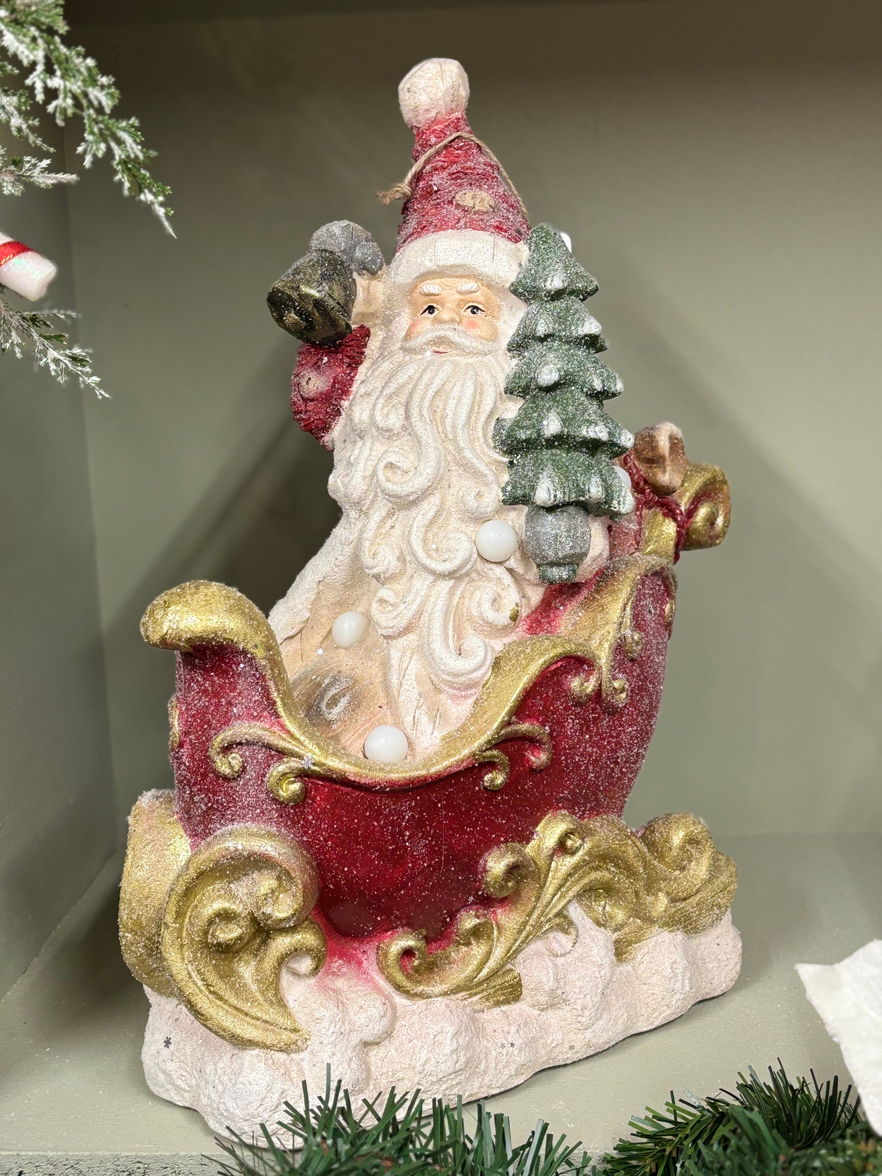 Santa on Sled