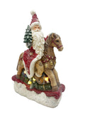 Santa On Rocking Horse
