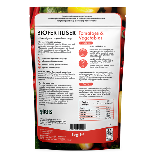Empathy Tomatoes & Vegetables Biofertiliser with Rootgrow