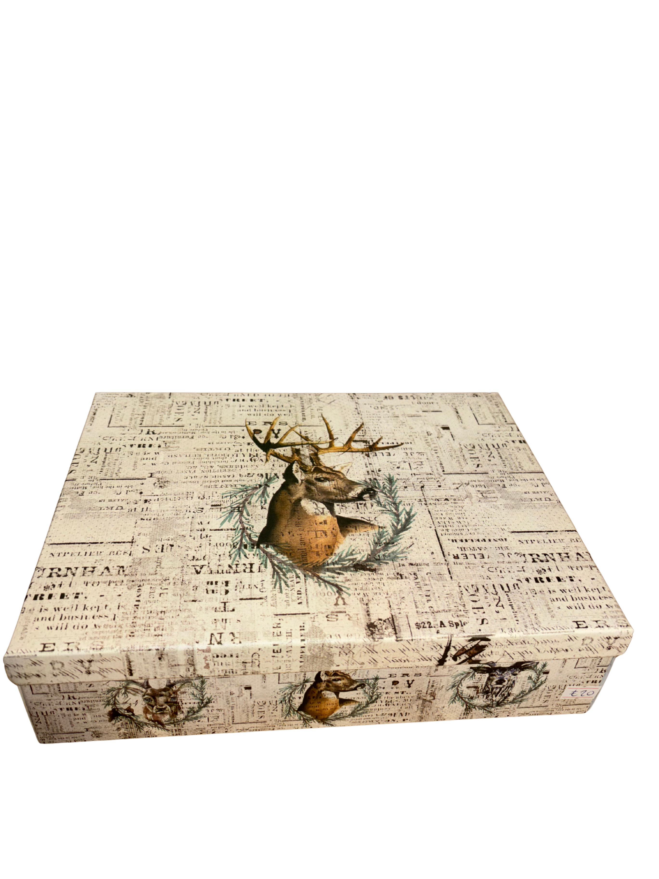 Christmas Bauble Set Deer Theme x12