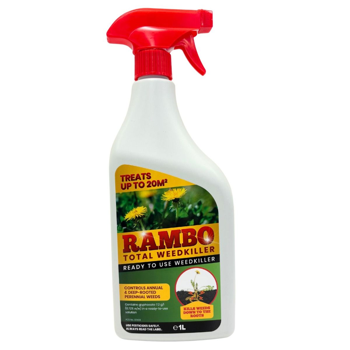 Rambo Total Ready to Use WeedKiller 1L