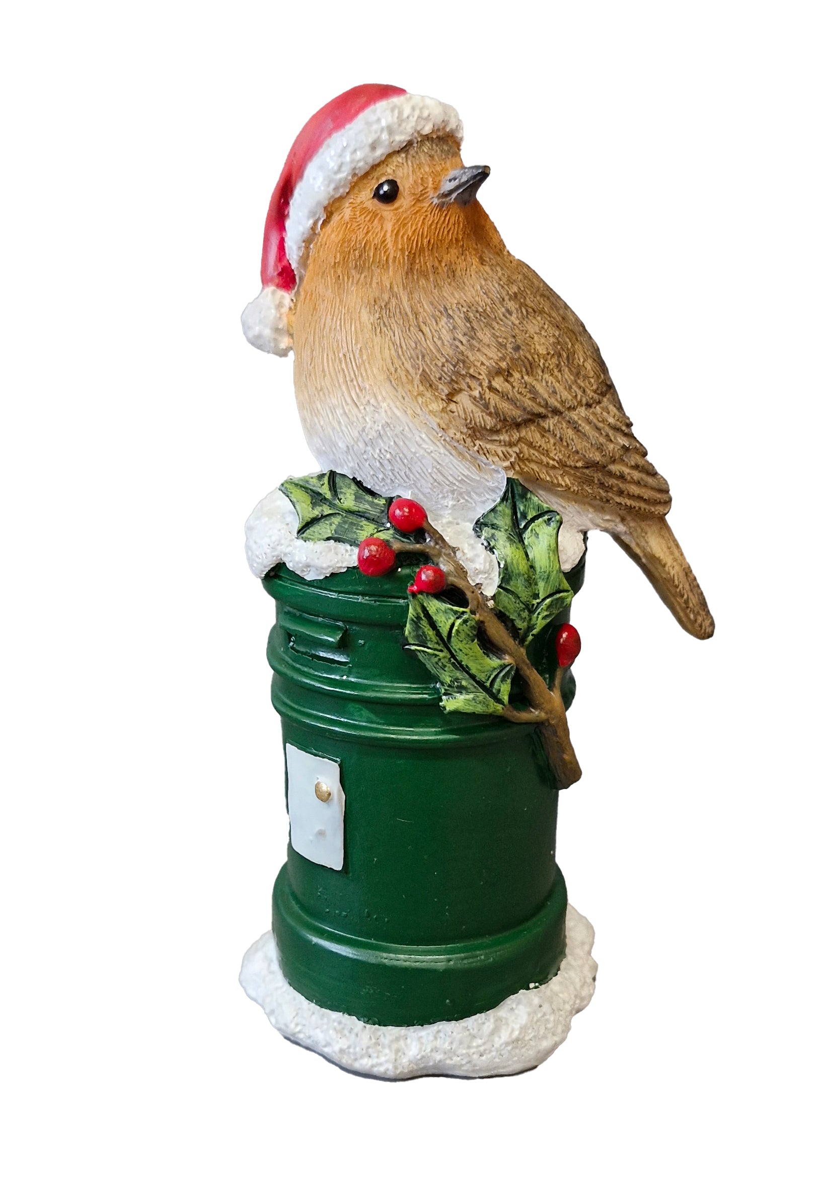 Robin on Green Mailbox