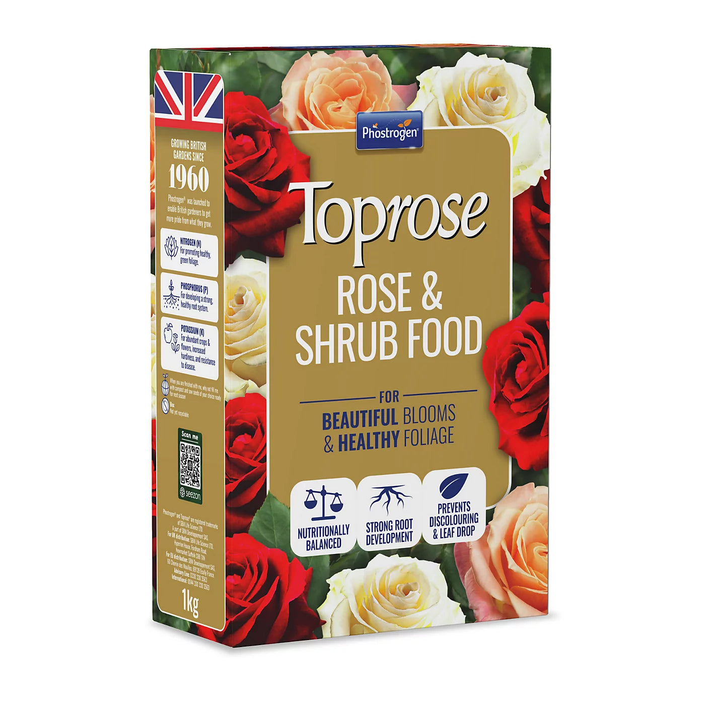 Toprose Rose & shrub Plant feed 1kg